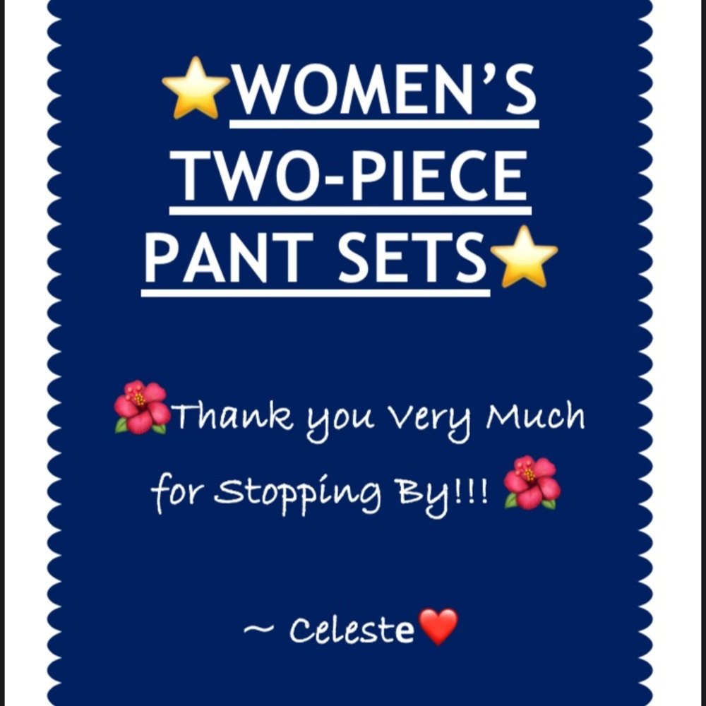 Women’s Two-Piece Pant Sets